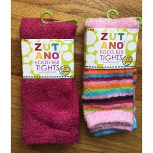 Zutano Footless Fuzzy Tights 0—12M